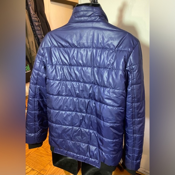 Enrge Mens Royal Blue Puffer Jacket Size Size M - Picture 6 of 10